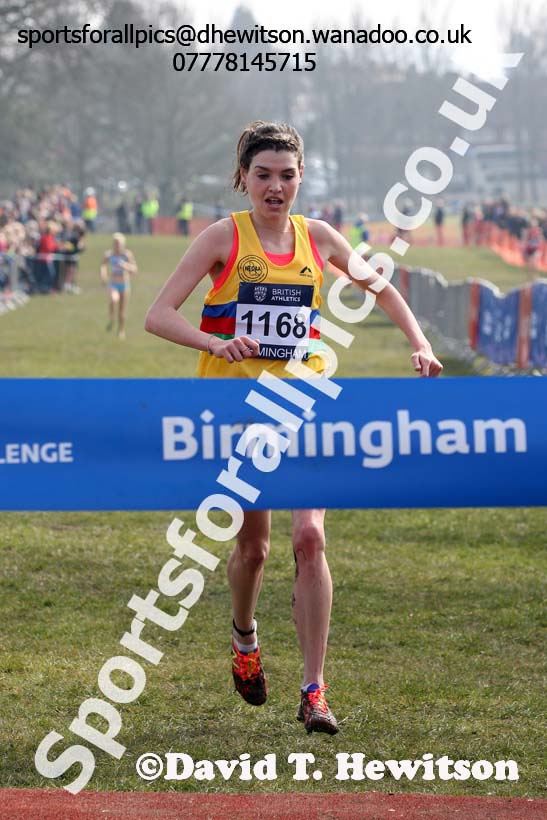 Senior womens 2016 Inter Counties Cross Country Champs. and Cross Challenge Final, Cofton Park, Birmingham. Photo: David T. Hewitson/Sports for All Pics